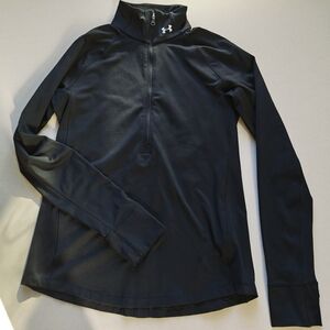 Under Armour Midnight Black Quarter-Zip Top